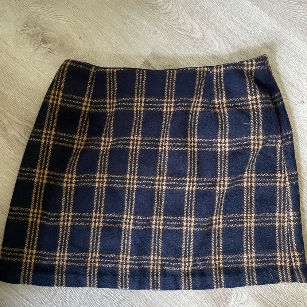 Vintage Wool Mini Skirt